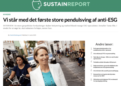 Vi står med det første store pendulsving af anti-ESG