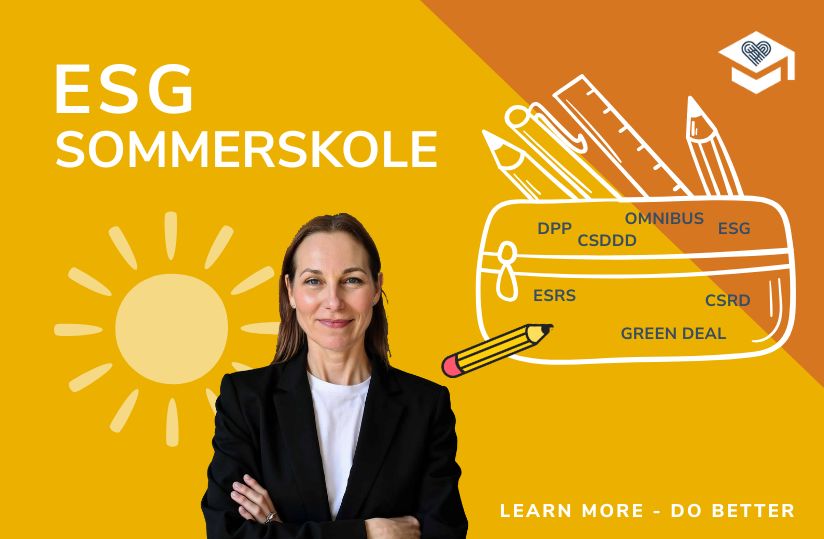 ESG Sommerskole: Få viden og værktøjer i din sommerferie