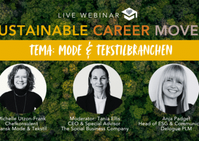 Sustainable Career Moves I Mode & Tekstilbranchen