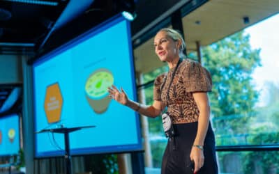 Tania Ellis speaking at TechThreads 2026