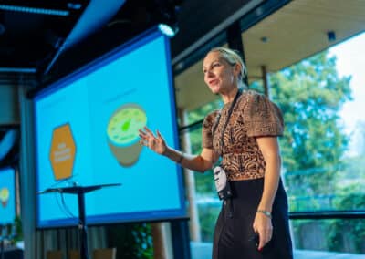 Tania Ellis speaking at TechThreads 2026