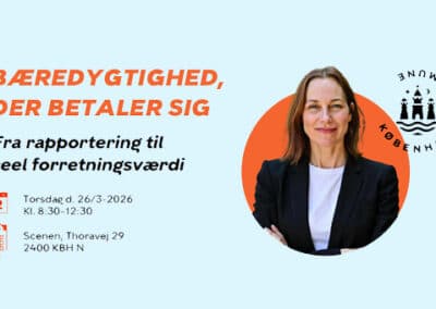 Oplæg hos Københavns Erhvervshus: Bæredygtighed der betaler sig