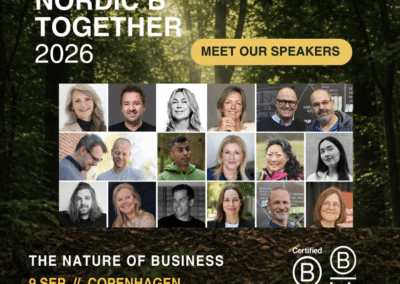 Tania Ellis speaking at Nordic B Together 2026