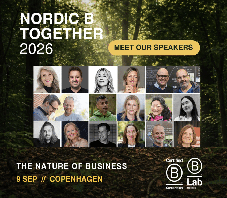 Tania Ellis speaking at Nordic B Together 2026 Tania Ellis speaking at Nordic B Together 2026