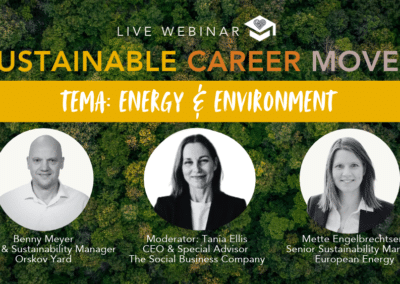 Sustainable Career Moves I Energy & Environment I 6. oktober 2026